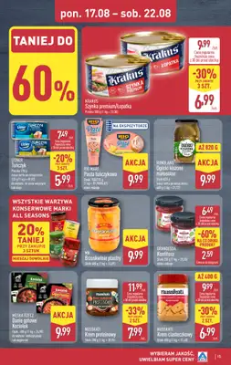 Aldi - gazetka promocyjna Pełny katalog! od poniedziałku 17.08 do soboty 22.08 - strona 15