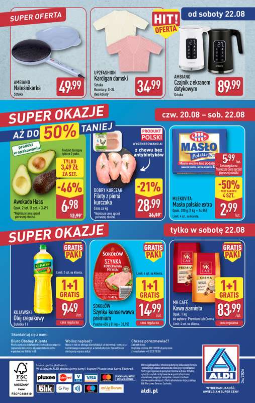 Aldi - gazetka promocyjna Pełny katalog! od poniedziałku 17.08 do soboty 22.08 - strona 44