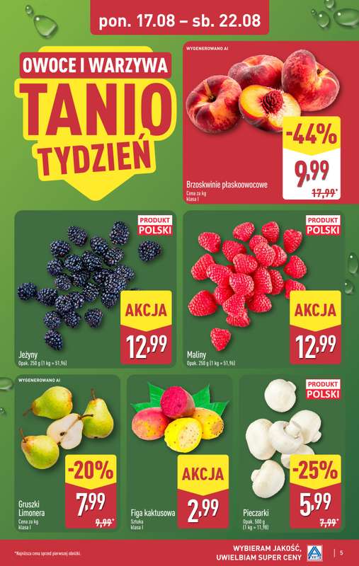 Aldi - gazetka promocyjna Pełny katalog! od poniedziałku 17.08 do soboty 22.08 - strona 5