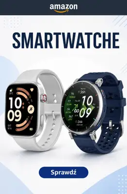 Amazon - gazetka promocyjna Smartwatche od soboty 15.08 