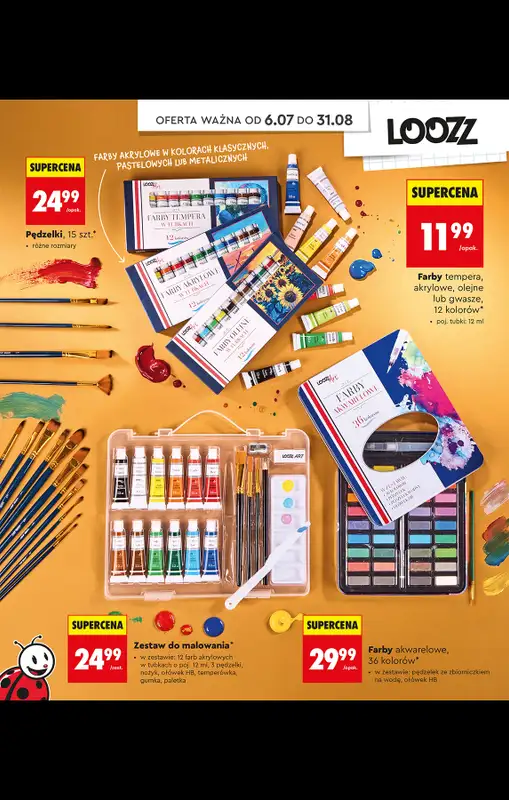 Biedronka - gazetka promocyjna Do Mojej szkoły idę od poniedziałku 06.07 do poniedziałku 31.08 - strona 12