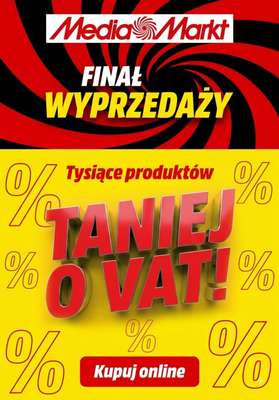 Media Markt - gazetka promocyjna Tysiące produktów TANIEJ O VAT! od czwartku 13.08 do poniedziałku 17.08