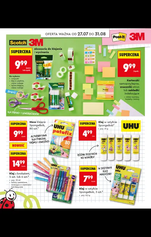 Biedronka - gazetka promocyjna Do Mojej szkoły idę od poniedziałku 20.07 do poniedziałku 31.08 - strona 90