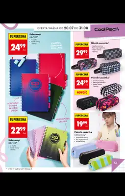 Biedronka - gazetka promocyjna Do Mojej szkoły idę od poniedziałku 20.07 do poniedziałku 31.08 - strona 61