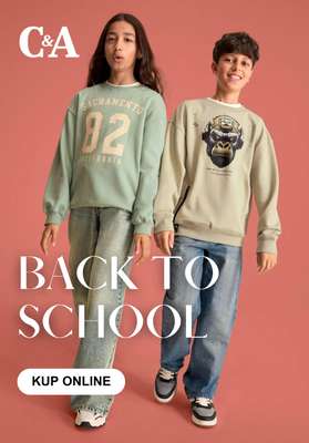 C&A - gazetka promocyjna Back To School od soboty 15.08 