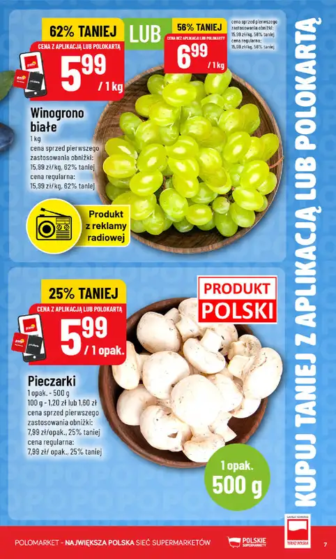 POLOmarket - gazetka promocyjna Kupuj taniej z aplikacją lub polokartą od środy 12.08 do wtorku 18.08 - strona 7