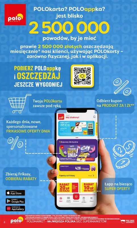 POLOmarket - gazetka promocyjna Kupuj taniej z aplikacją lub polokartą   - strona 2