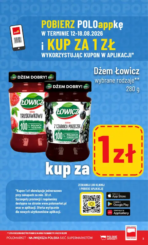 POLOmarket - gazetka promocyjna Kupuj taniej z aplikacją lub polokartą   - strona 3