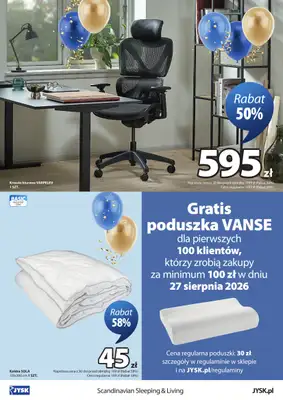 Jysk - gazetka promocyjna KRAKÓW: Wielkie Otwarcie JYSK! Już 27.08! od czwartku 27.08 do środy 02.09 - strona 2