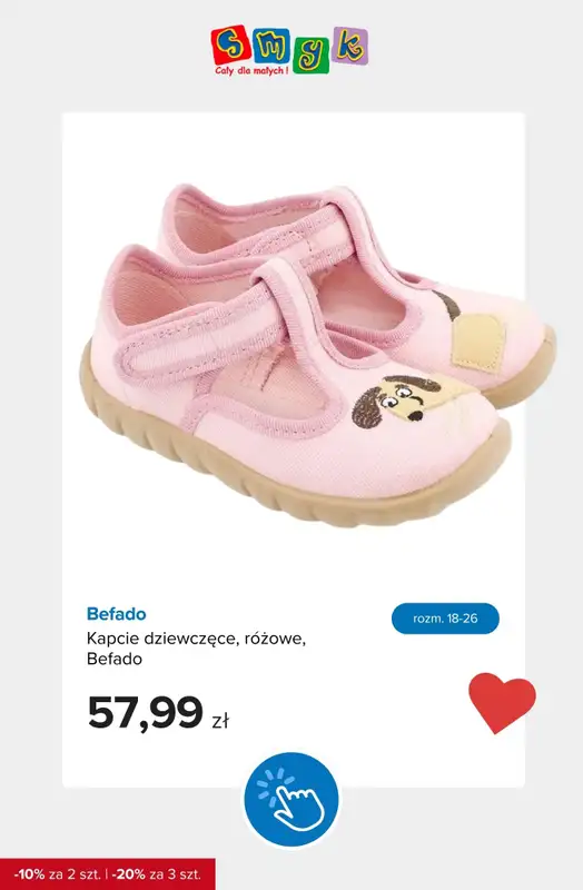 Smyk - gazetka promocyjna Ubrania i buty: -10% przy 2 szt. | -20% przy 3 szt. od czwartku 13.08 do poniedziałku 17.08 - strona 5