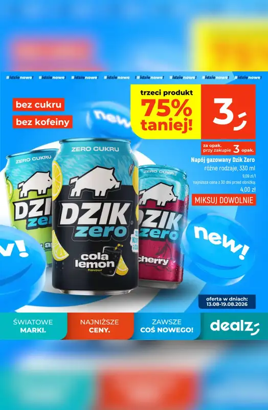 Dealz - gazetka promocyjna Odkryj nowości! od poniedziałku 17.08 do środy 19.08 - strona 9