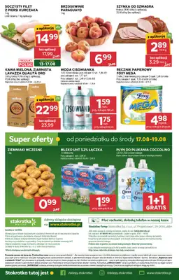 Stokrotka - gazetka promocyjna Gazetka Market od czwartku 13.08 do środy 19.08 - strona 34