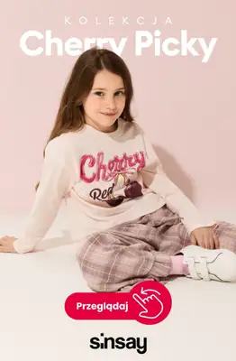 Sinsay - gazetka promocyjna Kolekcja Cherry Picky - dla dziewczynek od piątku 14.08 