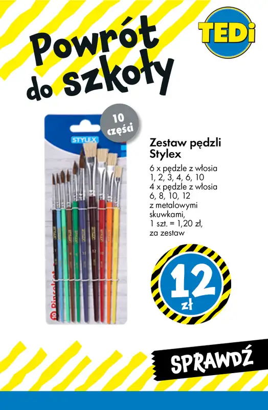 Tedi - gazetka promocyjna Przybory szkolne w supercenach! od czwartku 13.08 do soboty 15.08 - strona 10
