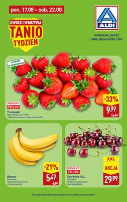 Aldi - gazetka promocyjna Extra oferty w Aldi! od poniedziałku 17.08 do soboty 22.08
