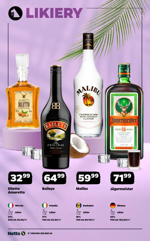 Netto - gazetka promocyjna Mocna Kolekcja - Alkohole mocne  do niedzieli 30.08 - strona 2
