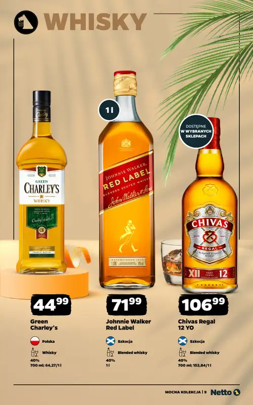 Netto - gazetka promocyjna Mocna Kolekcja - Alkohole mocne  do niedzieli 30.08 - strona 9