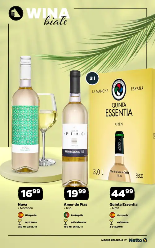 Netto - gazetka promocyjna Mocna Kolekcja - Wina  do niedzieli 30.08 - strona 7