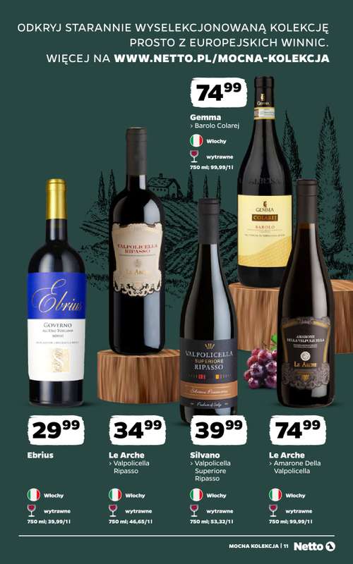 Netto - gazetka promocyjna Mocna Kolekcja - Wina  do niedzieli 30.08 - strona 11