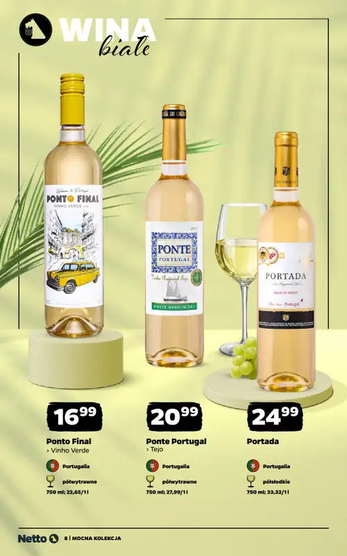 Netto - gazetka promocyjna Mocna Kolekcja - Wina  do niedzieli 30.08 - strona 8