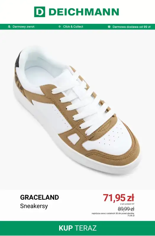 Deichmann - gazetka promocyjna Wyprzedaż do 99 zł od niedzieli 16.08  - strona 2