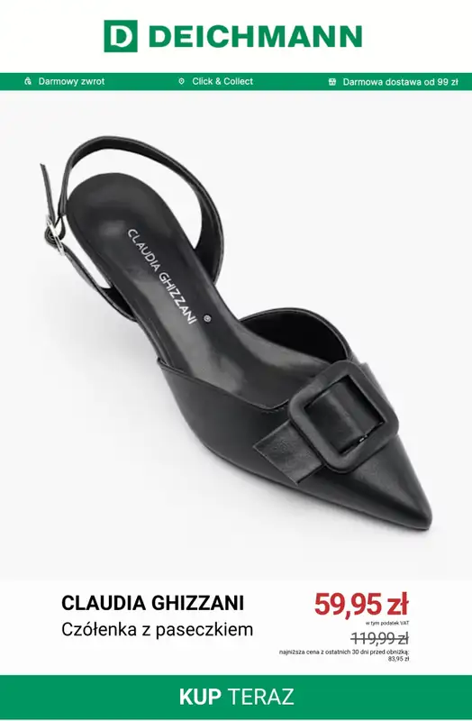 Deichmann - gazetka promocyjna Wyprzedaż do 99 zł od niedzieli 16.08  - strona 11
