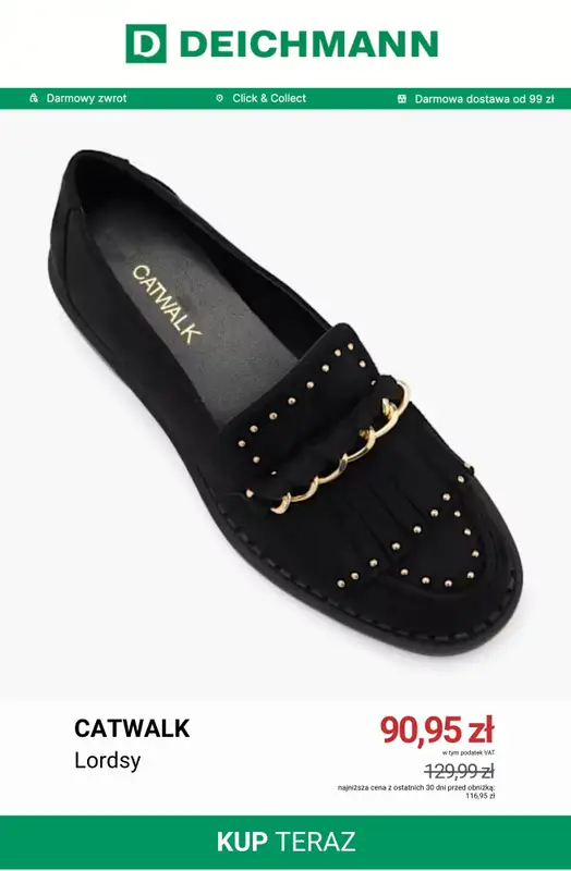 Deichmann - gazetka promocyjna Wyprzedaż do 99 zł od niedzieli 16.08  - strona 6