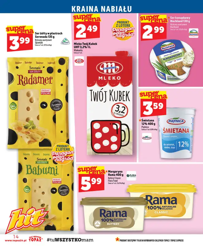 TOPAZ - gazetka promocyjna Gazetka od czwartku 20.08 do środy 26.08 - strona 14