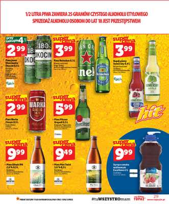 TOPAZ - gazetka promocyjna Gazetka od czwartku 20.08 do środy 26.08 - strona 29