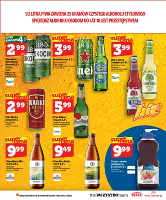 TOPAZ - gazetka promocyjna Gazetka od czwartku 20.08 do środy 26.08 - strona 29