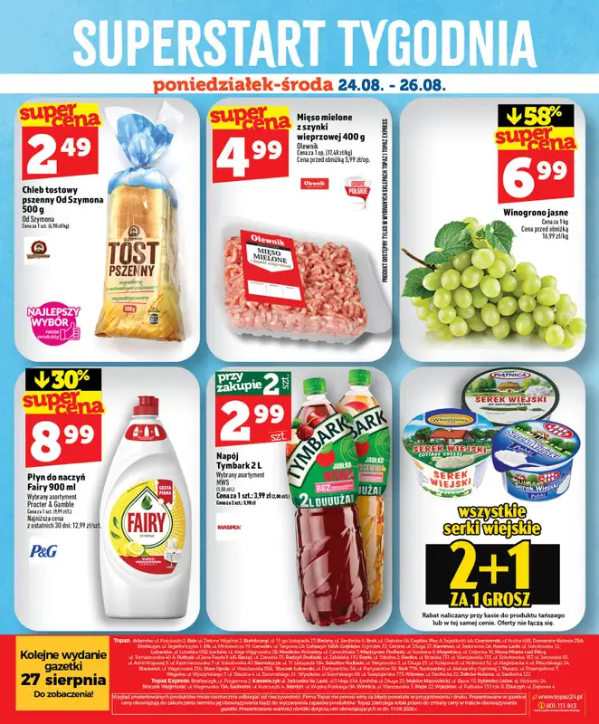 TOPAZ - gazetka promocyjna Gazetka od czwartku 20.08 do środy 26.08 - strona 40