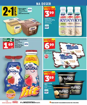 TOPAZ - gazetka promocyjna Gazetka od czwartku 20.08 do środy 26.08 - strona 16