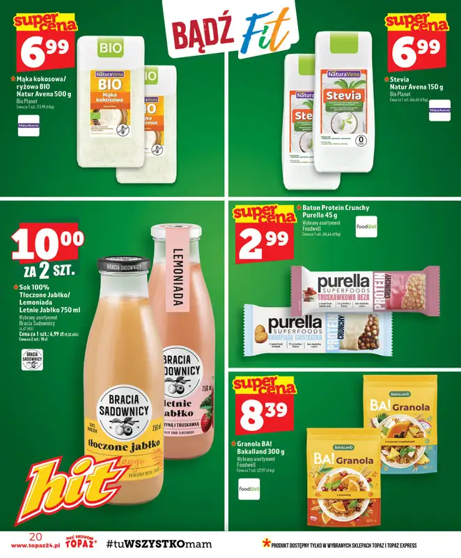 TOPAZ - gazetka promocyjna Gazetka od czwartku 20.08 do środy 26.08 - strona 20