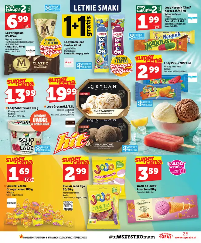 TOPAZ - gazetka promocyjna Gazetka od czwartku 20.08 do środy 26.08 - strona 25
