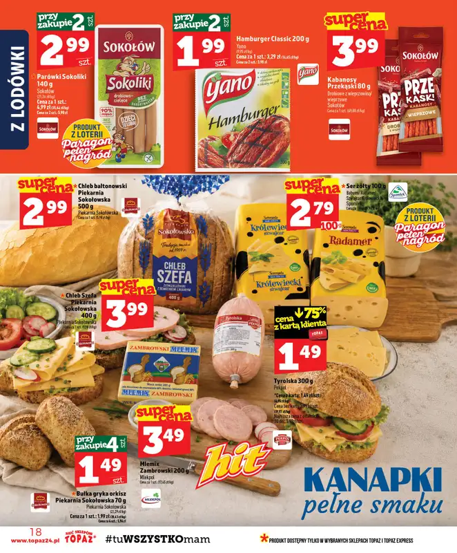 TOPAZ - gazetka promocyjna Gazetka od czwartku 20.08 do środy 26.08 - strona 18