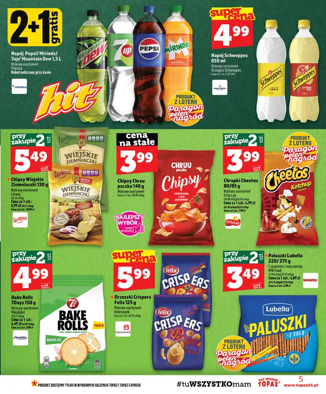 TOPAZ - gazetka promocyjna Gazetka od czwartku 20.08 do środy 26.08 - strona 5
