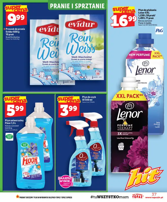 TOPAZ - gazetka promocyjna Gazetka od czwartku 20.08 do środy 26.08 - strona 37