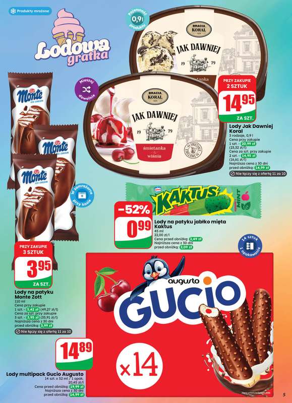 Dino - gazetka promocyjna Weekendowe okazje od piątku 14.08 do piątku 14.08 - strona 5