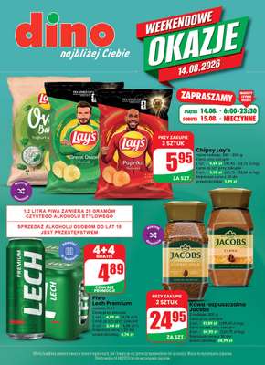 Dino - gazetka promocyjna Weekendowe okazje od piątku 14.08 do piątku 14.08