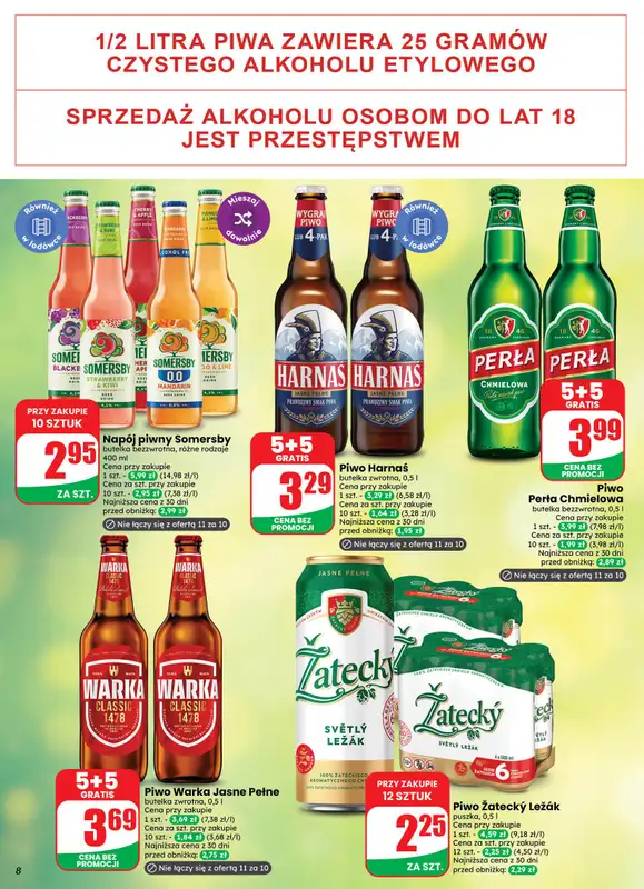 Dino - gazetka promocyjna Weekendowe okazje od piątku 14.08 do piątku 14.08 - strona 8