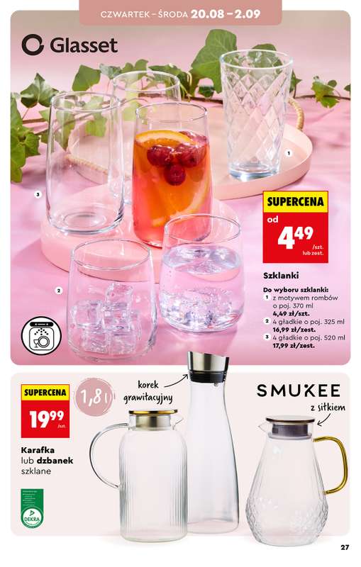 Biedronka - gazetka promocyjna Hity i inspiracje, od 17.08 od poniedziałku 17.08 do środy 02.09 - strona 27