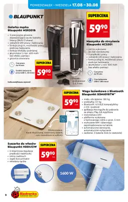 Biedronka - gazetka promocyjna Hity i inspiracje, od 17.08 od poniedziałku 17.08 do środy 02.09 - strona 2