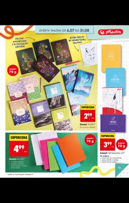 Biedronka - gazetka promocyjna Do Mojej szkoły idę od poniedziałku 06.07 do poniedziałku 31.08 - strona 19