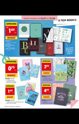 Biedronka - gazetka promocyjna Do Mojej szkoły idę od poniedziałku 06.07 do poniedziałku 31.08 - strona 41