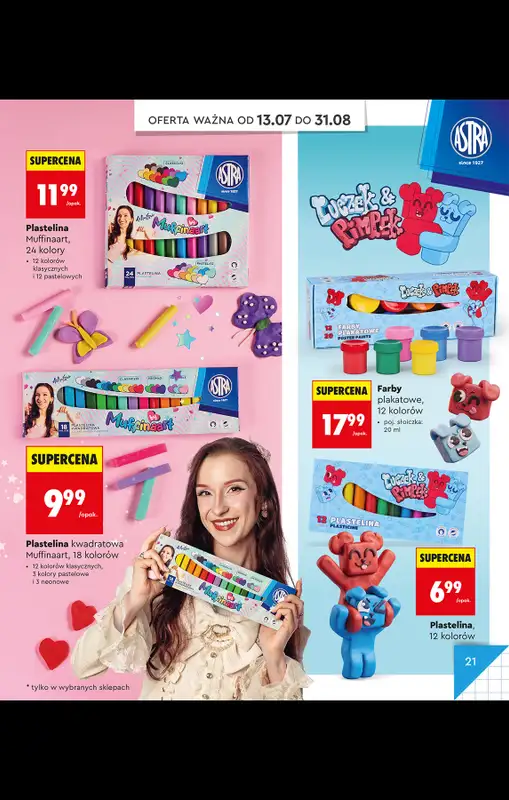 Biedronka - gazetka promocyjna Do Mojej szkoły idę od poniedziałku 06.07 do poniedziałku 31.08 - strona 25