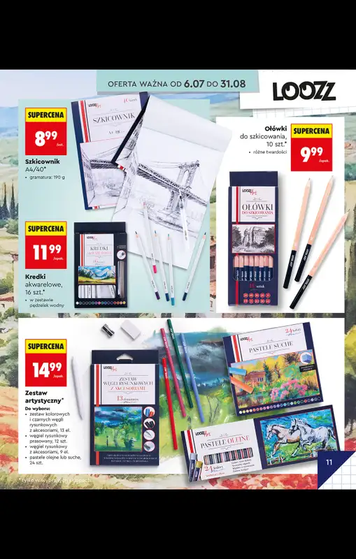 Biedronka - gazetka promocyjna Do Mojej szkoły idę od poniedziałku 06.07 do poniedziałku 31.08 - strona 15