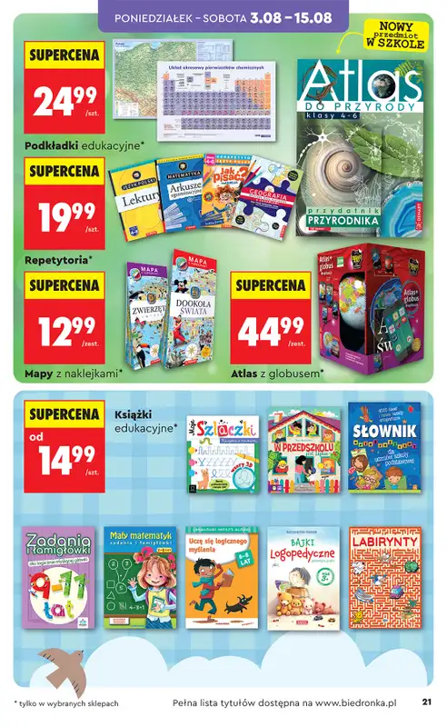 Biedronka - gazetka promocyjna Hity i inspiracje, od 03.08 od poniedziałku 03.08 do środy 19.08 - strona 23
