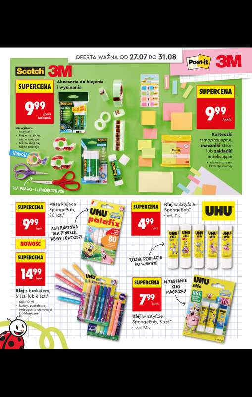 Biedronka - gazetka promocyjna Do Mojej szkoły idę od poniedziałku 20.07 do poniedziałku 31.08 - strona 90