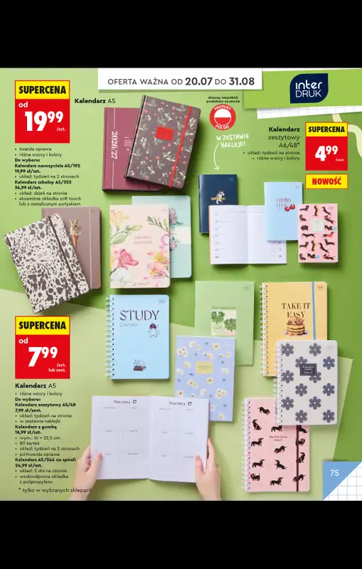Biedronka - gazetka promocyjna Do Mojej szkoły idę od poniedziałku 20.07 do poniedziałku 31.08 - strona 79