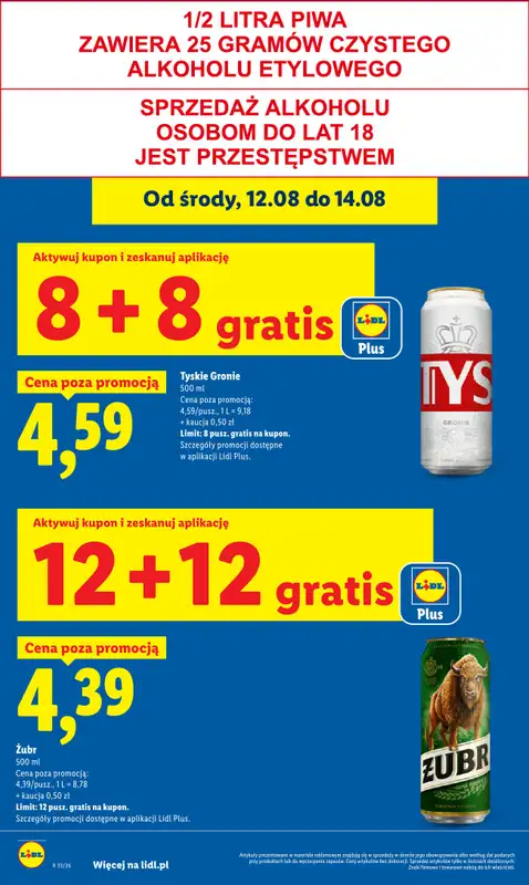 Lidl - gazetka promocyjna Gazetka Ważna Od 12.08 Do 14.08 od środy 12.08 do piątku 14.08 - strona 20